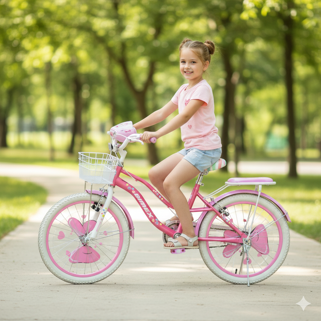 Bicicleta Bimex Dolly R20 Con Sonido Rosa
