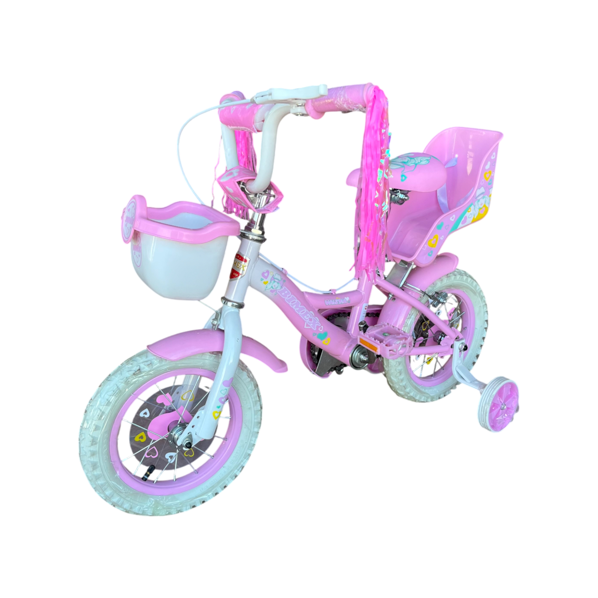 Bicicleta Bimex Valeria Infantil R12 Rosa
