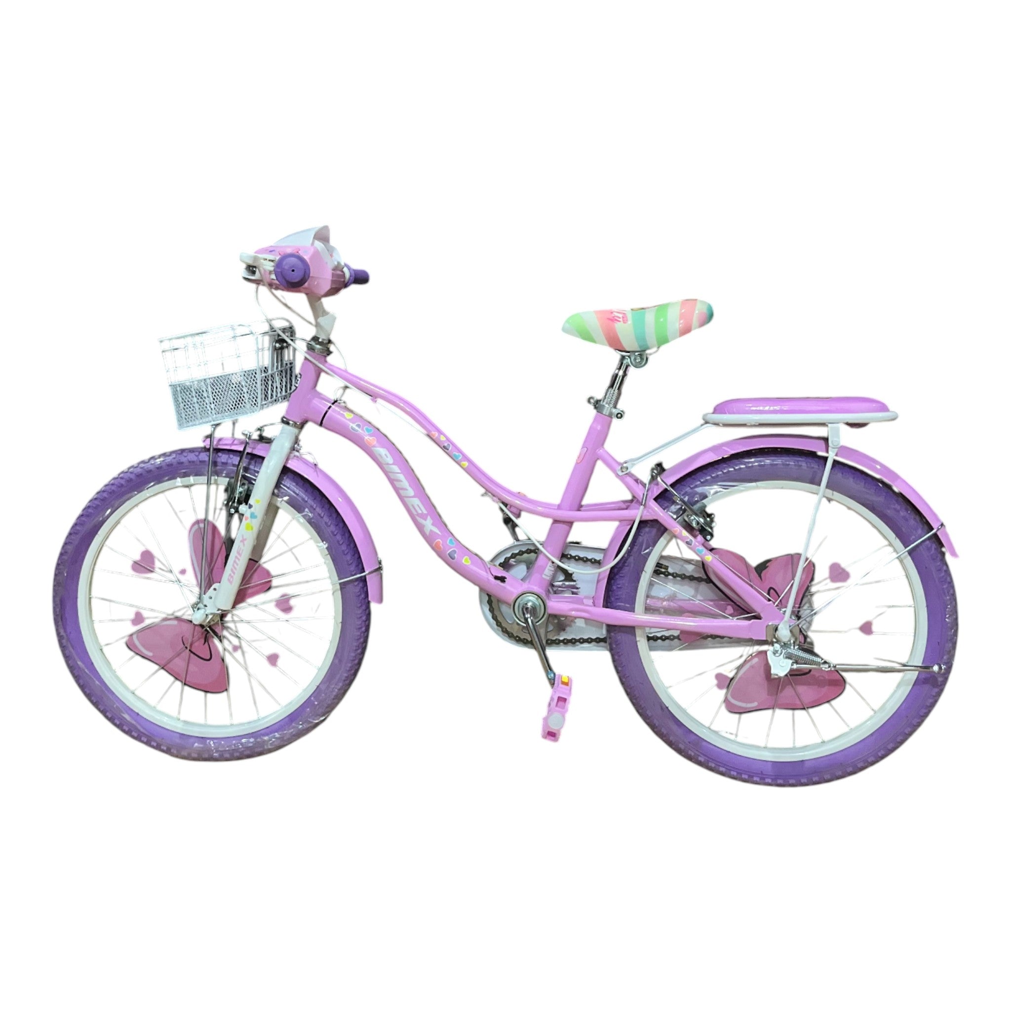 Bicicleta Bimex Dolly R20 Con Sonido Rosa