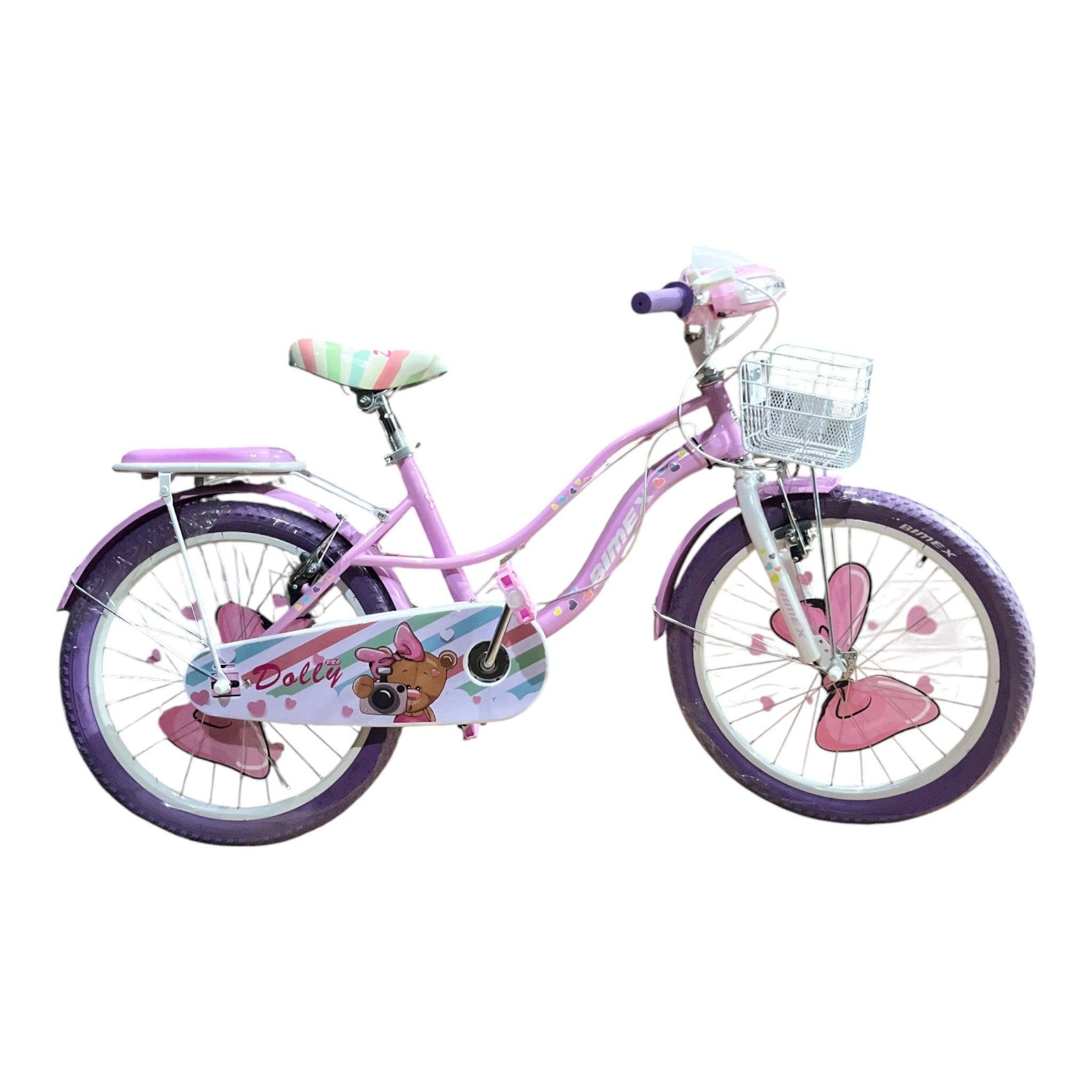 Bicicleta Bimex Dolly R20 Con Sonido Rosa