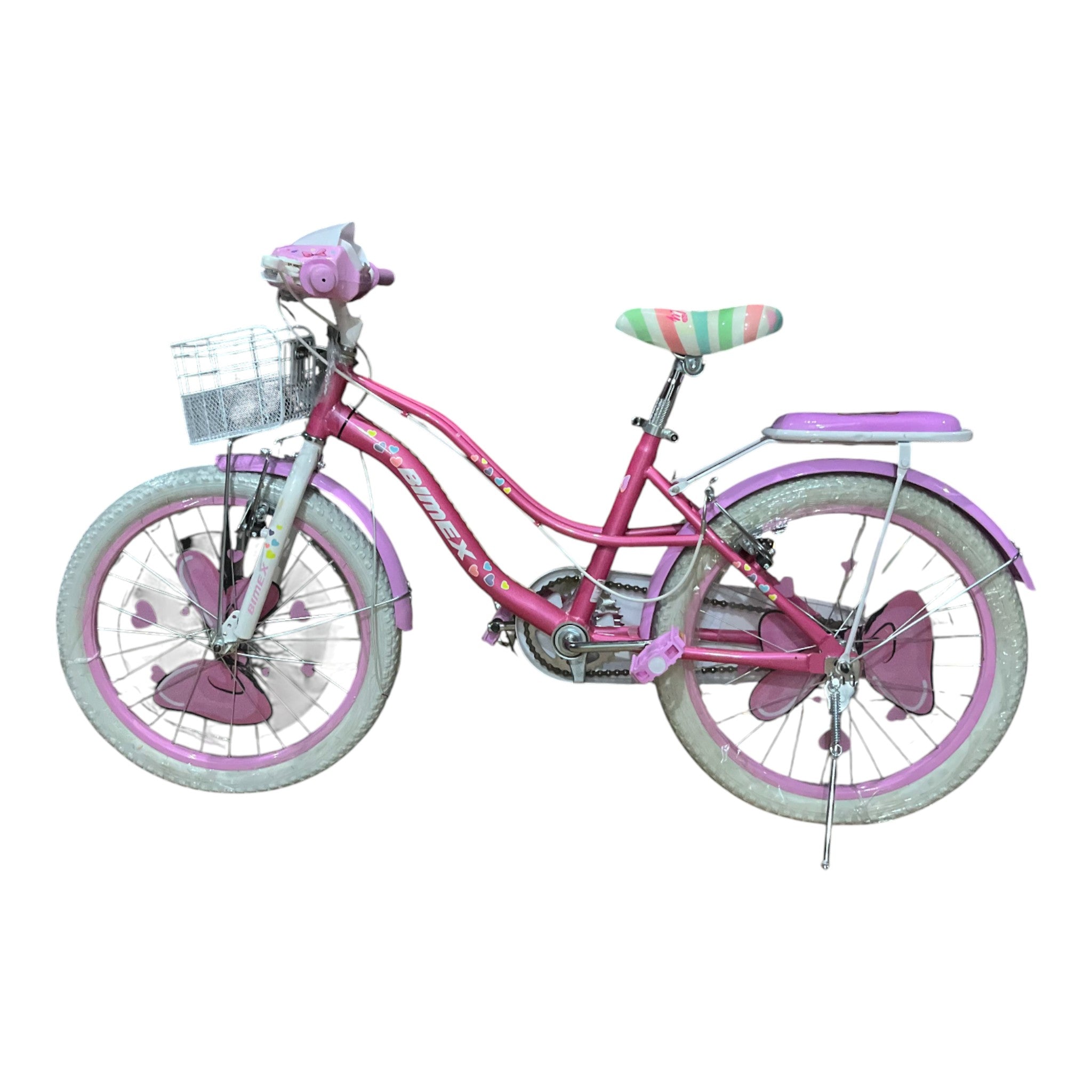Bicicleta Bimex Dolly R20 Con Sonido Rosa